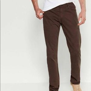 AG Jeans Men's Brown The Graduate Tailored Leg